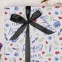 Three Sheets Of Gardening Birthday Wrapping Paper, thumbnail 1 of 2