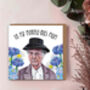 Miss Marple Mum Card: Agatha Christie Inspired Birthday Mother's Day Card, thumbnail 2 of 4