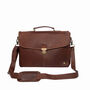 Personalised Leather Yale Clip Up Satchel, thumbnail 1 of 8