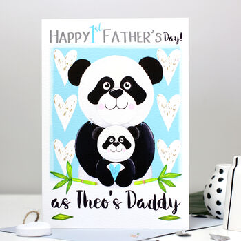 Panda 1st Father's Day Card As Baby's Daddy, 3 of 9