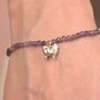 Pomeranian Crystal Bracelet Personalised, thumbnail 1 of 6