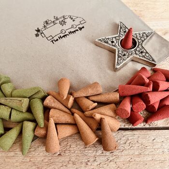 Festive Scented Incense Cones Autumn And Winter Scents, 4 of 8