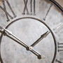 Vintage Galvanised Wall Clock, thumbnail 2 of 4