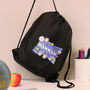 Personalised Good Vibes Black Kit Bag, thumbnail 2 of 3