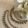 Gold Plated Antique Pearl Ear Chains/Kaan Chain, thumbnail 5 of 5