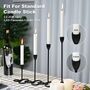 Set Of Three Candlestick Taper Holders Stand, thumbnail 3 of 7