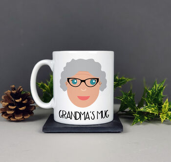 Personalised Granny Face Mug, 6 of 8