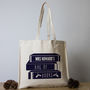 Personalised Christmas Teacher Tote Bags, thumbnail 1 of 6