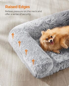 Dog Bed Egg Crate Foam Pet Bed Washable Cover, 5 of 12