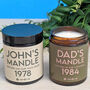 Personalised Funny Men's Scented Vegan Candle, thumbnail 3 of 5