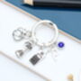 Police Officer Personalised Keyring New Officer, thumbnail 2 of 10