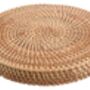 Round Woven Rattan Basket Tea Tray, thumbnail 6 of 8