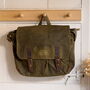 Personalised Waxed Canvas Messenger Bag, thumbnail 1 of 5