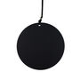 Engraved 30 Inch Black Wind Chime For Garden Decoration, thumbnail 7 of 12