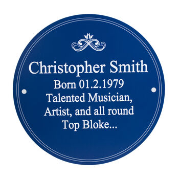 Personalised Classic Style Heritage Plaque Gift Sign, 3 of 5