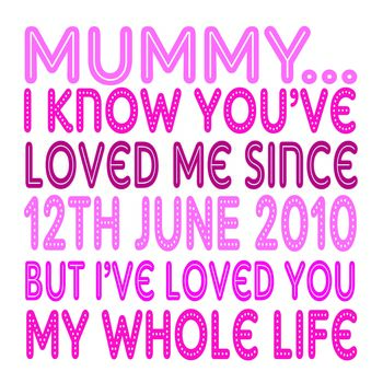 Mummy I’ve Loved You My Whole Life Card, 7 of 7