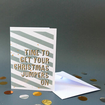 Hand Embellished Christmas Card Pack Of Seven, 8 of 8