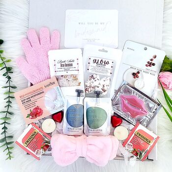 Bridesmaid Gift Box Set, Bridesmaid Pamper Hamper, 3 of 12