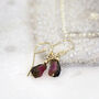 Watermelon Tourmaline Earrings, thumbnail 8 of 10