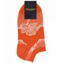 Polka Berry And Delicate Orange Women's Trainer Socks, thumbnail 7 of 7