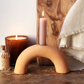 Terracotta Arch Candlestick Holder, 3 of 10