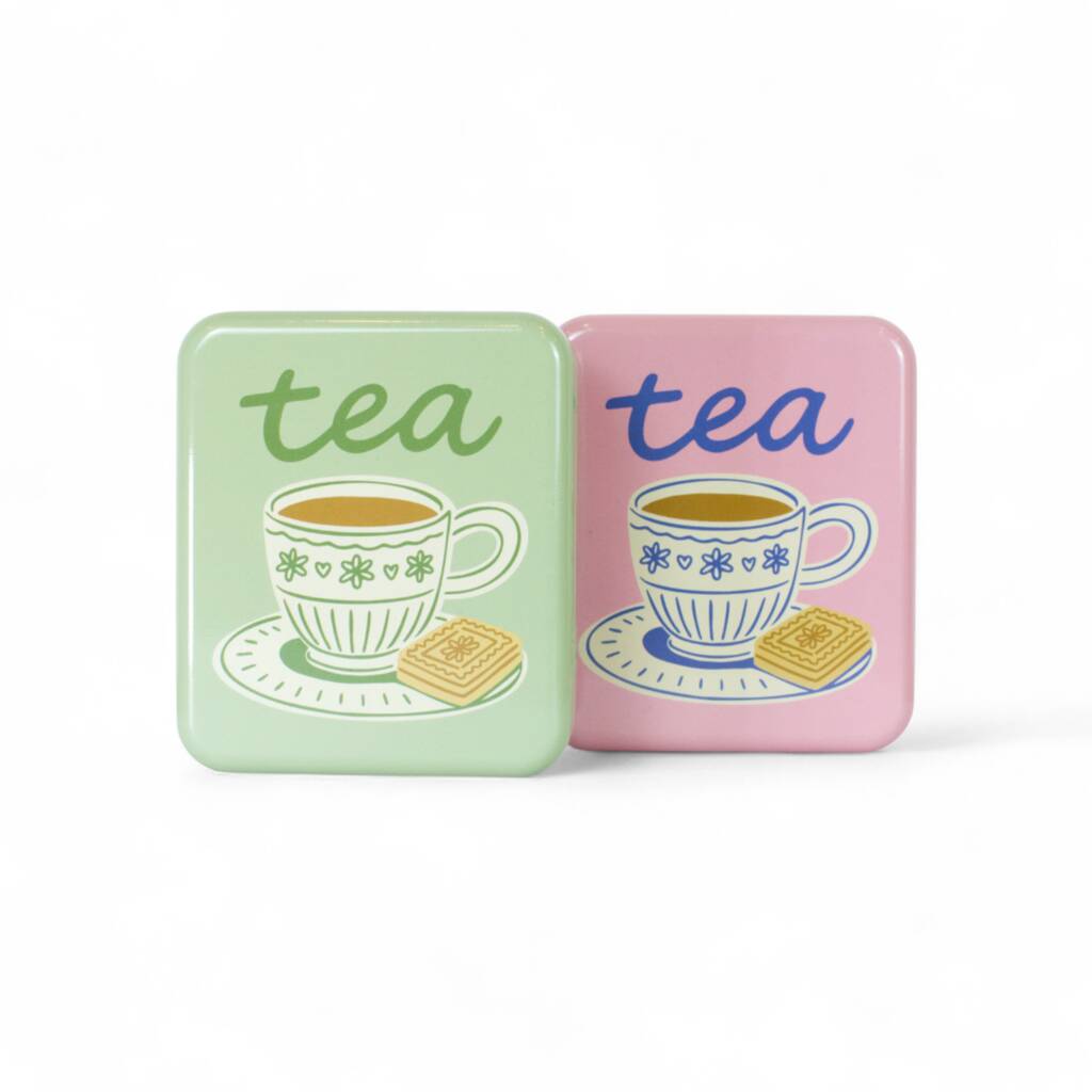 Tea Bag Travel Pocket Tin Tea Lover Gift Storage Box | T And B, 1 of 9