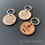 Personalised Wooden Round Pet ID Tag, thumbnail 4 of 8