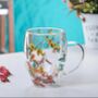 Large Double Wall Coffee Mug With Dried Flowers, thumbnail 3 of 3