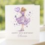 Personalised Lilac 18th Birthday Card For Her, thumbnail 5 of 8