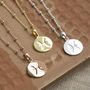 Sterling Silver Pisces Star Sign Necklace, thumbnail 2 of 6