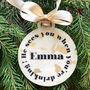 Personalised 'He Sees You' Christmas Bauble, thumbnail 1 of 3