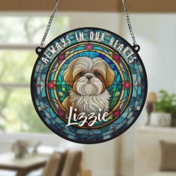 Lhasa Apso Memorial Suncatcher, 5 of 6