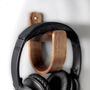 Premium S Walnut Wall Mounted Headphone Stand Holder, thumbnail 7 of 7