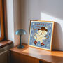 Howdy Cowboy Dog Print, Nursery Print, Kids Room, thumbnail 9 of 11