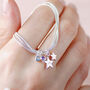 Personalised Birthstone Double Star Bracelet, thumbnail 2 of 10