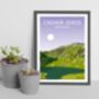 Cadair Idris Snowdonia Landscape Art Print, thumbnail 2 of 3