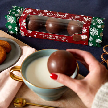 Hot Chocolate Bomb Crackers Gift Set, 3 of 5