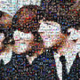 The Beatles Portrait Made Up Of Symbolic English Images, thumbnail 1 of 5