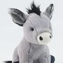 Donkey Snuggly Soft Plush Soft Toy, Gift Bag, thumbnail 3 of 8