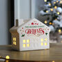 Personalised 'Believes' Christmas LED House – Christmas Ornament, thumbnail 2 of 5