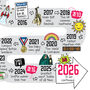 18th Birthday Personalised Print ‘The Road To 18’, thumbnail 4 of 10