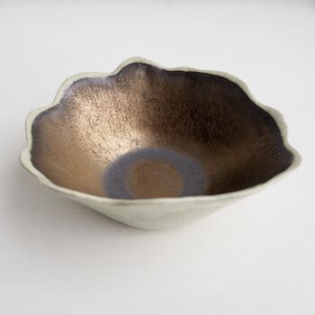 A Handmade Gold Ceramic Ring Dish, 2 of 10
