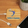Personalised Footballer Wireless Phone Charger, thumbnail 1 of 2