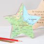 Map Location Star Gift Ornament, thumbnail 4 of 8