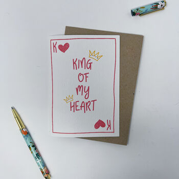 Anniversary Romantic Card 'King Of My Heart', 2 of 4