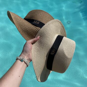 Personalised Fedora Straw Hat, 4 of 10