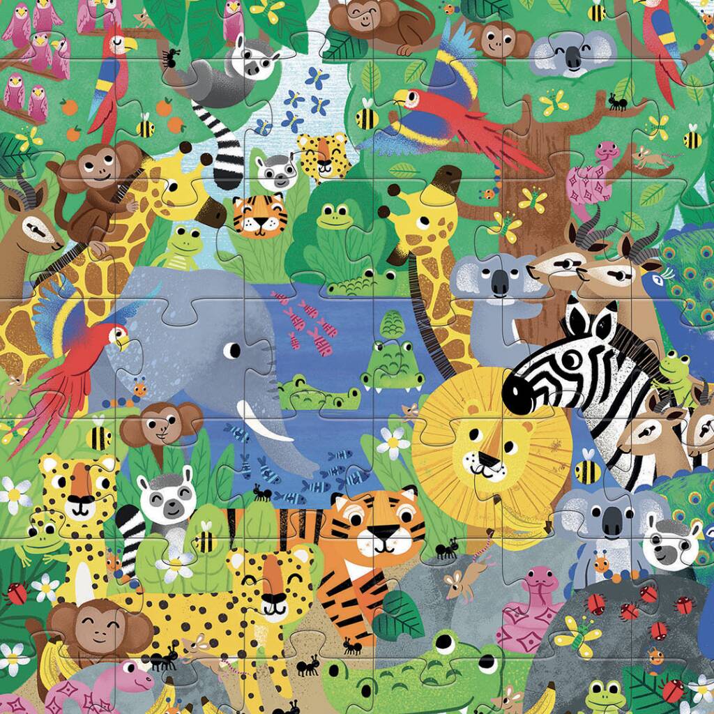 Giant Floor Puzzle One To Ten Jungle By Crafts4Kids ...