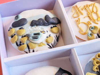 Personalised Hand Iced Coastal Inspired Letterbox Biscuits, 3 of 11