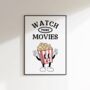 Movie Night Retro Print, thumbnail 1 of 5