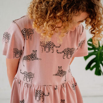 Leopard Print Children's Dress, 2 of 5